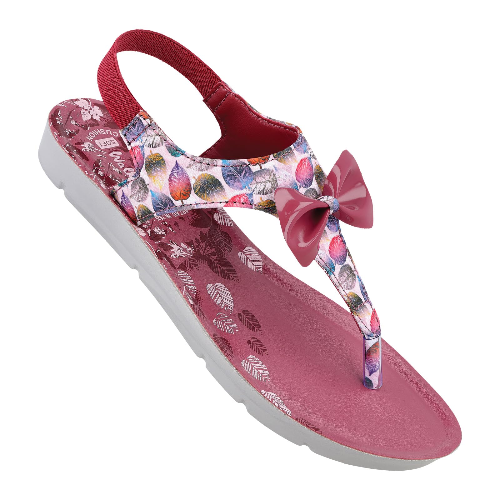 WALKAROO Sandal For Womens|Trendy|Light Weight and Comfortable|Soft Footbed|WL7825 - Fig (B0CR96H8F3) Amazon Price History, Amazon Price Tracker
