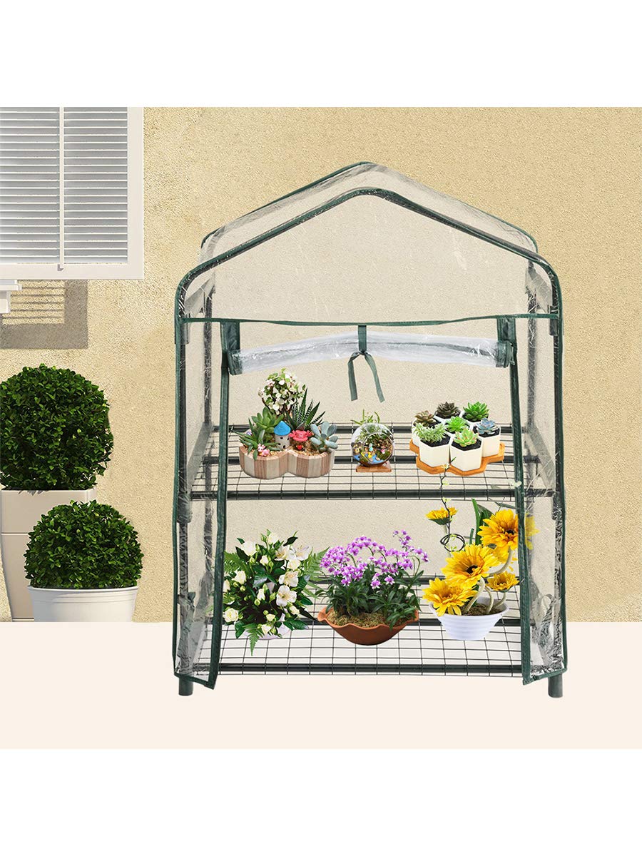 Copertura In PVC Per Serra - Trasparente, Impermeabile, Per Protezione Piante Da Freddo - Foto 13