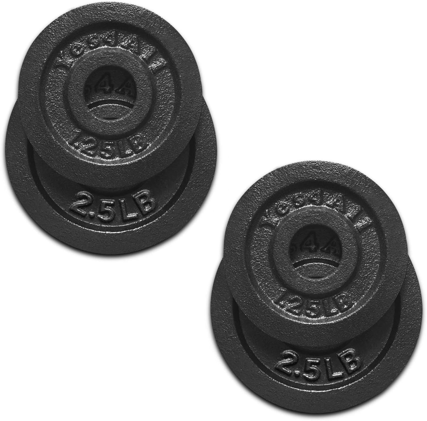Yes4All Tri-Grip Handles Olympic Weight Plates/Cast Iron Weight Plates