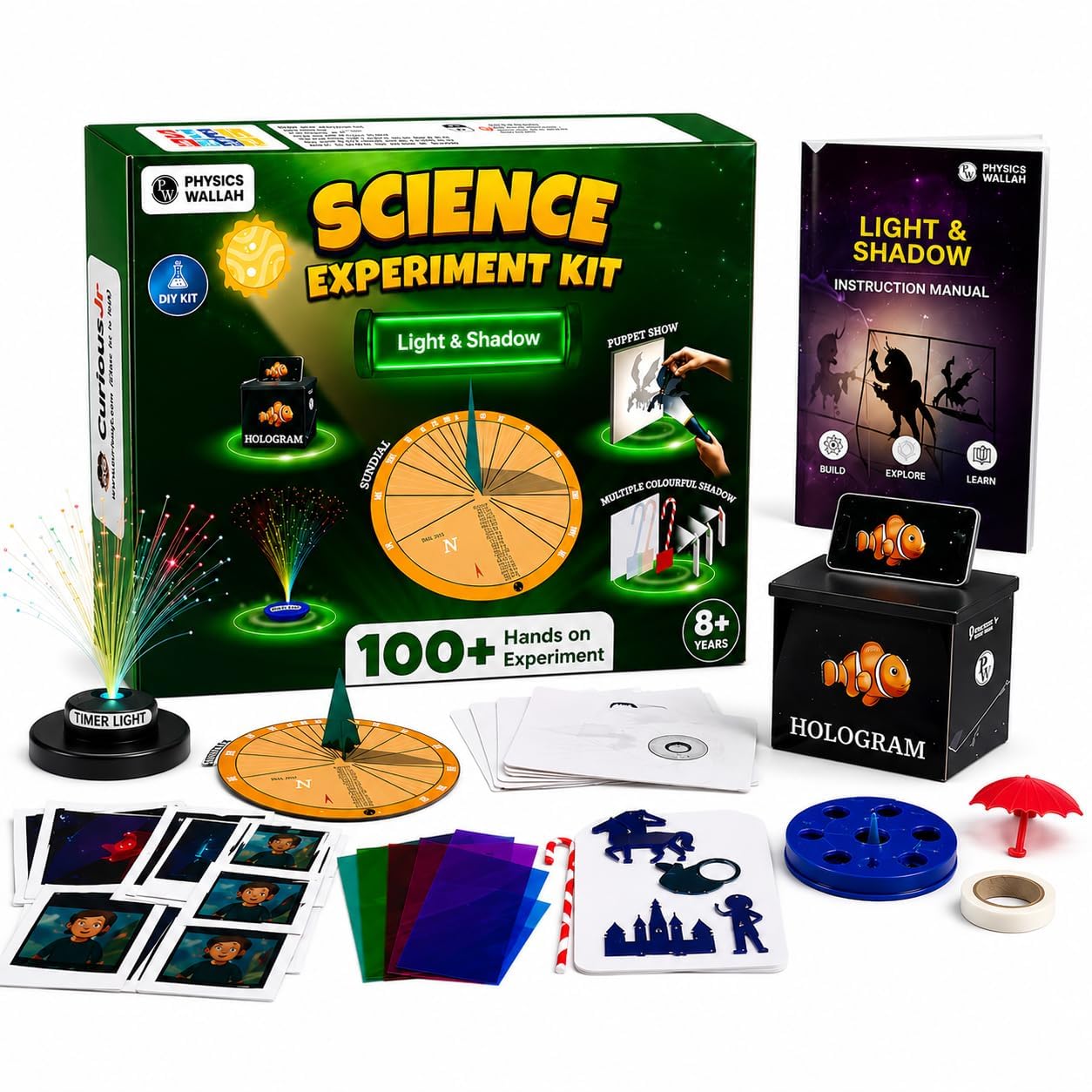 PW Science Kit: 100+ Experiments for Kids & Teens -11 PW Science Kit: 100+ Experiments for Kids & Teens -11