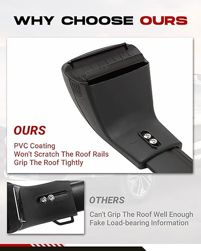 Miniatura 6 de Barras transversales bloqueables para Hyundai Santa Fe 2019 2020 2021 2022 2023 Accesorios de carga para portarieles de techo