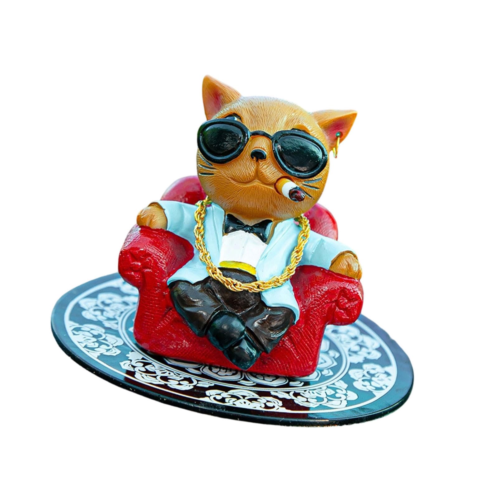 HZBB Car Rearview Mirrour Accessories, Sofa Animal Car Dashboard Decoration Cars Ornament, Funny Automotive Automotive