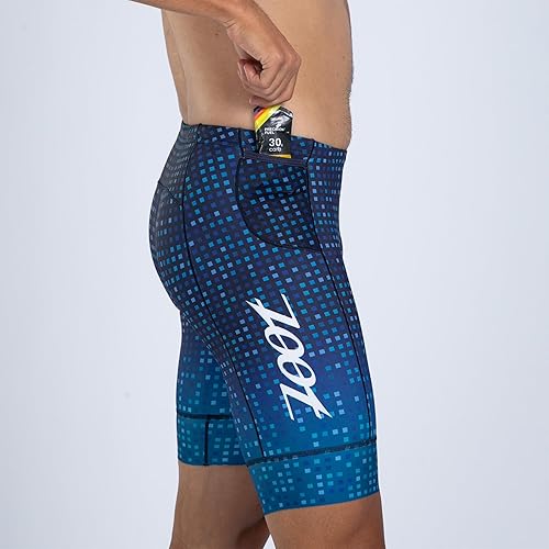 Miniatura 4 de Zoot LTD - Pantalones cortos de triatlón de 9 pulgadas, pantalones cortos acolchados de ciclo de resistencia, para natación, ciclismo, correr, con