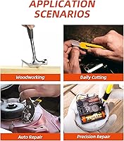 Vista 6 de Juego de herramientas de 40 piezas - Kit de herramientas manuales para el hogar general con caja de herramientas de plástico