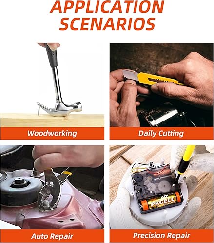 Miniatura 6 de Juego de herramientas de 40 piezas - Kit de herramientas manuales para el hogar general con caja de herramientas de plástico