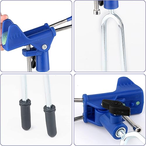 Miniatura 3 de Rod Holder Fishing Pole Holder with Fishing Rod Alarm Bells,Universal Adjustable Gold Fishing Rod Holder Hand and Sea Dual-Purpose Ground Plug