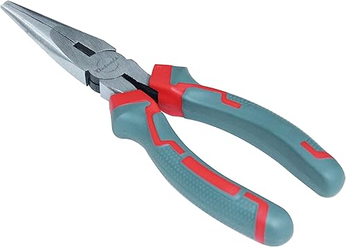 Miniatura 3 de Alicates de punta larga de 8 pulgadas, alicates de punta de aguja de precisión con cortadores de alambre, paquete de 1