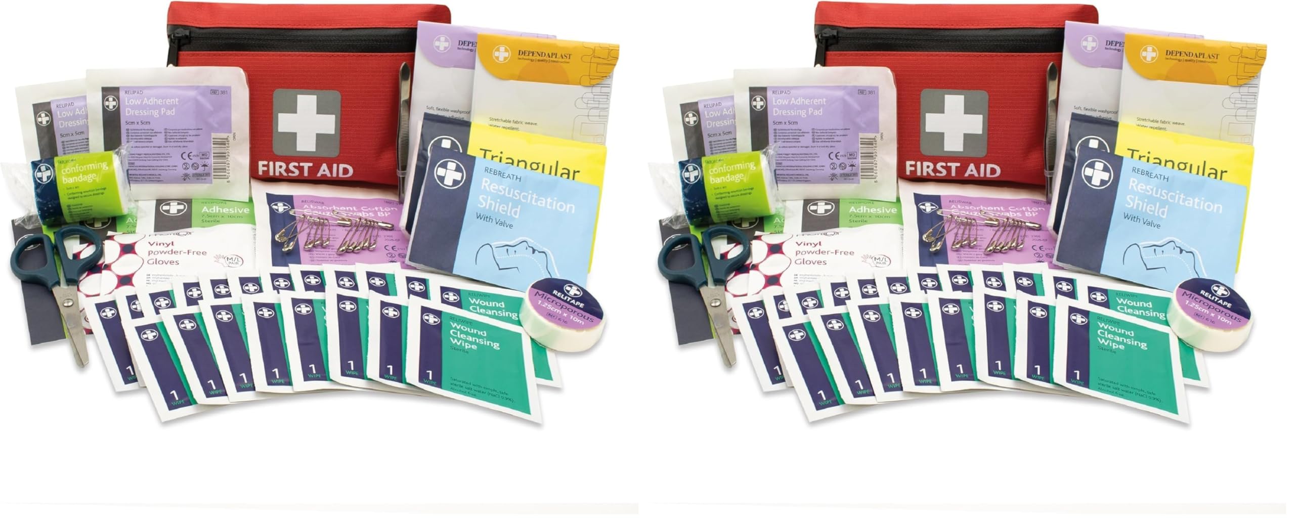 Trousse de premiers soins de secours Lewist-Plast pour kit de voyage - 14
