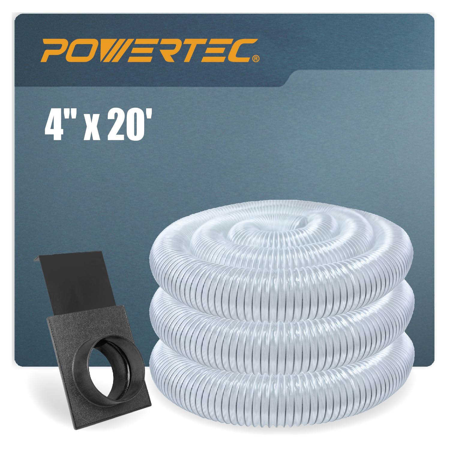 Tuyau de collecte en PVC transparent contre le blocage des copeaux 6.1m