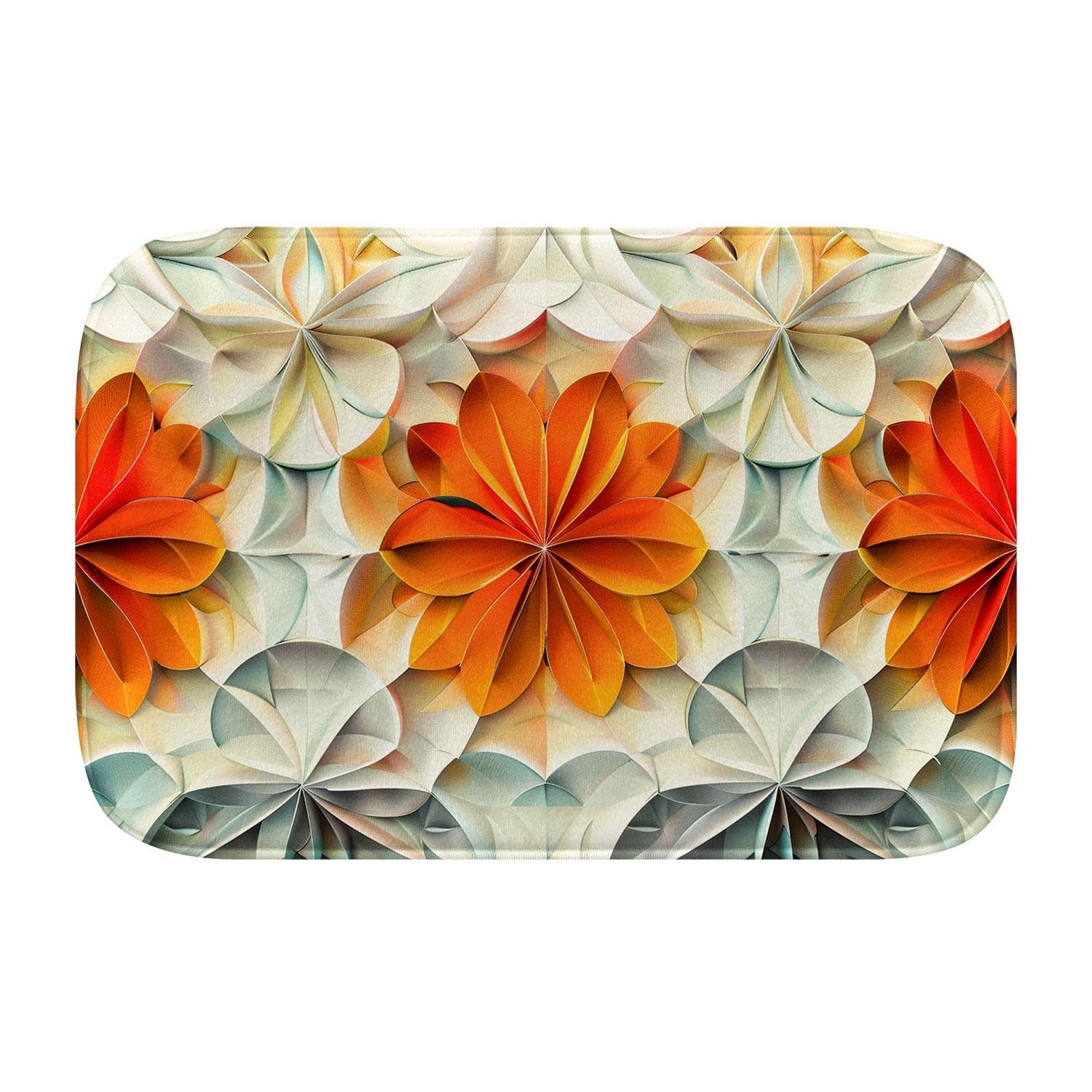 Tapis de bain ultra absorbant et antidérapant grand format en mousse colorée