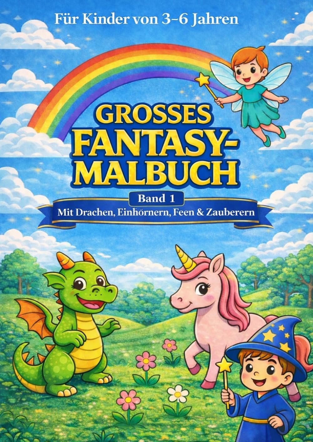 Mein Großes Fantasy-Malbuch