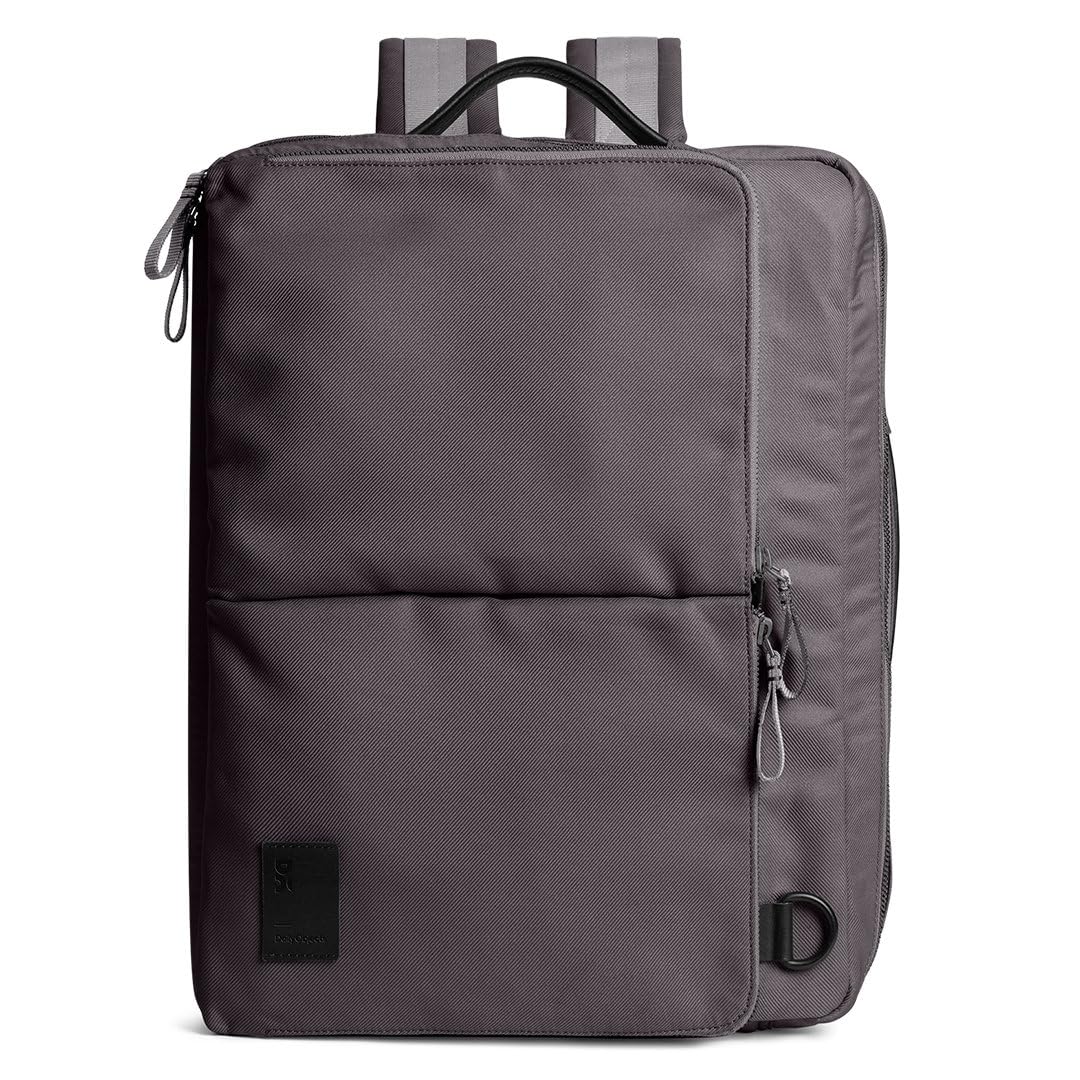 dailyobjects PET Meridian Convertible Briefpack (Backpack + Briefcase) | 100% Recycled | Fits any Laptop Upto 16 Inch | Lightweight Shoulder Backpack | Multiutility Bag with Trolley Sleeve-picture-20