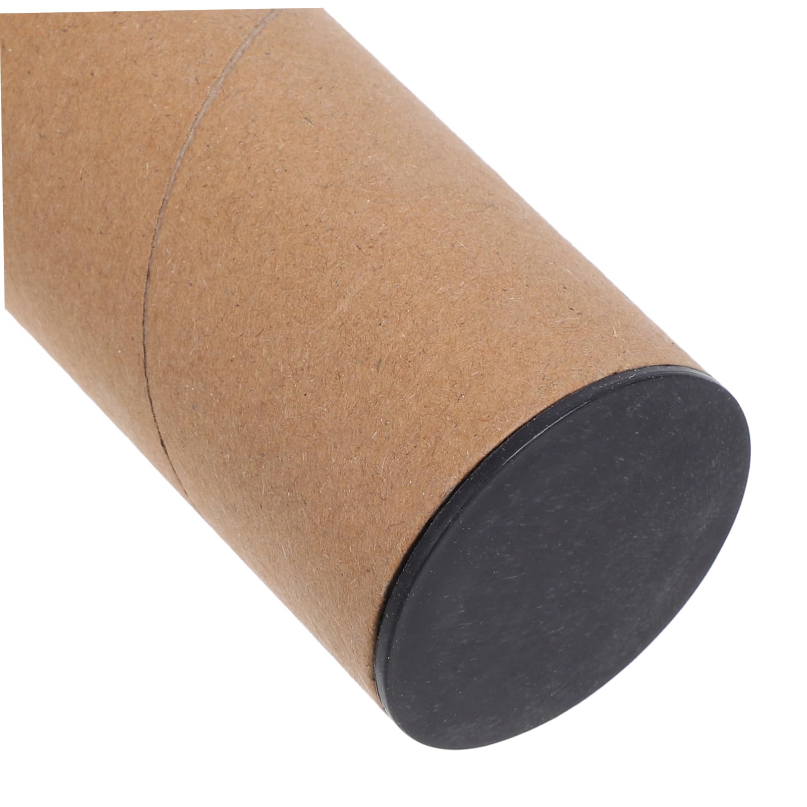 Cabilock 10 pièces Tubes Carton Kraft avec Bouchons Noirs Protection et Stockage pour Affiches Dessins et Œuvres Rangement Compact pour Expédition et Conservation
