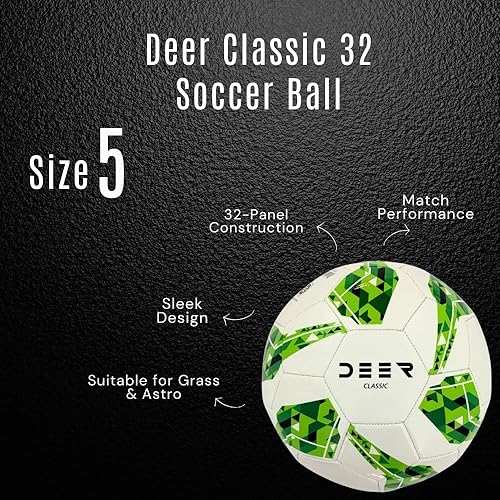 Miniatura 3 de Deer Balón de fútbol clásico de 32 paneles