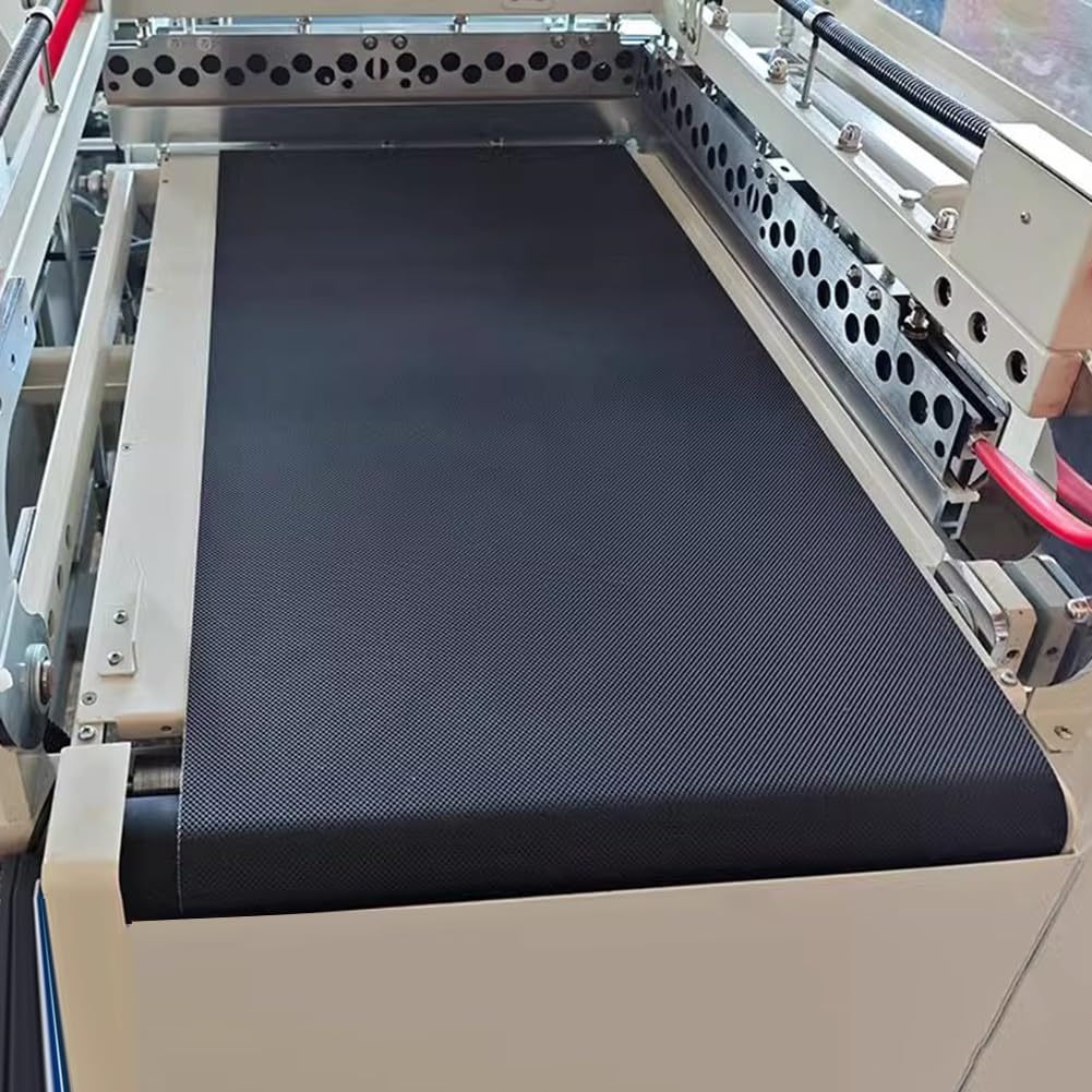 YJEUZCD Light-Duty Conveyor Feed Belt, Commercial Production PVC Conveyor Belt, Warehouses Factories Transport Bucket Pulley Belt Material(3.9x82.0 ft)