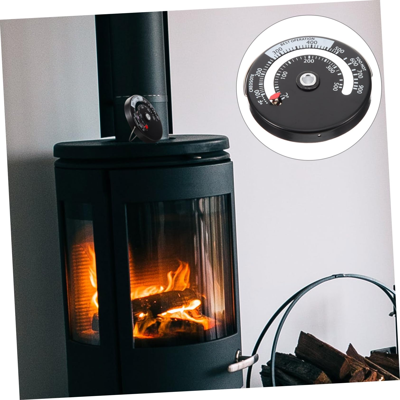 Milisten 4pièces Hygromètre Thermomètre Mural Et Mesure Température Et Humidité Pour Intérieure Et Usage Sur Cuisinière Design Compact Et Précis