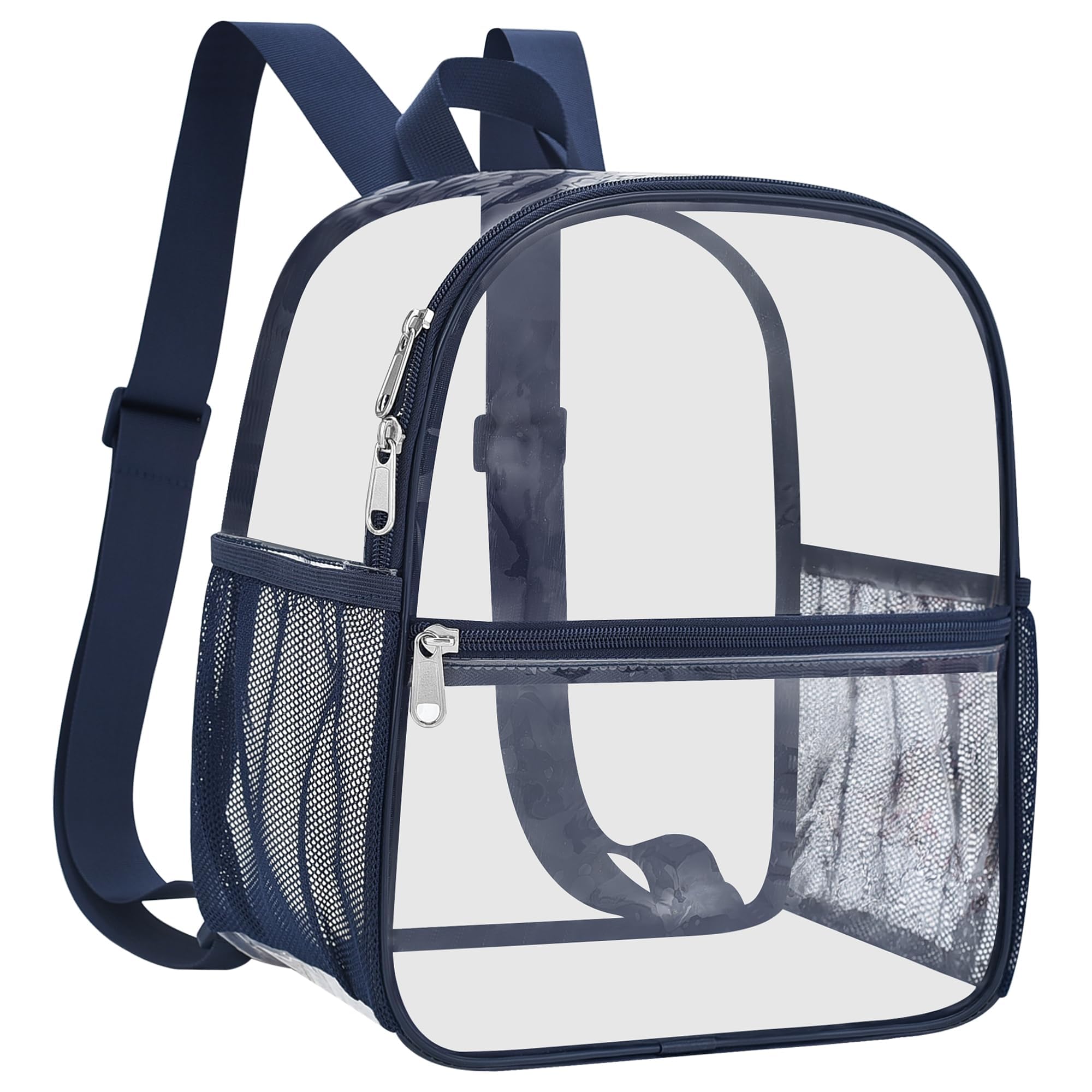 USPECLARE Clear Backpack Stadium Approved 12X11x6, Waterproof Clear Bag Stadium Backpack for Concert Work Sport Event
