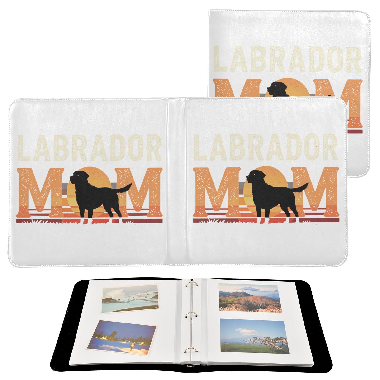 Album de scrapbooking en cuir pour ajouter ou retirer librement les pages intérieures