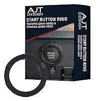 Vista 1 de Anillo de botón de arranque para Tacoma 2016-2023 / Tundra 2020-2021 - Negro