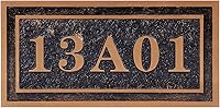 Vista 10 de GREUS Letrero personalizado con número de casa, placa de dirección personalizada, pizarra para interiores y exteriores, letreros decorativos