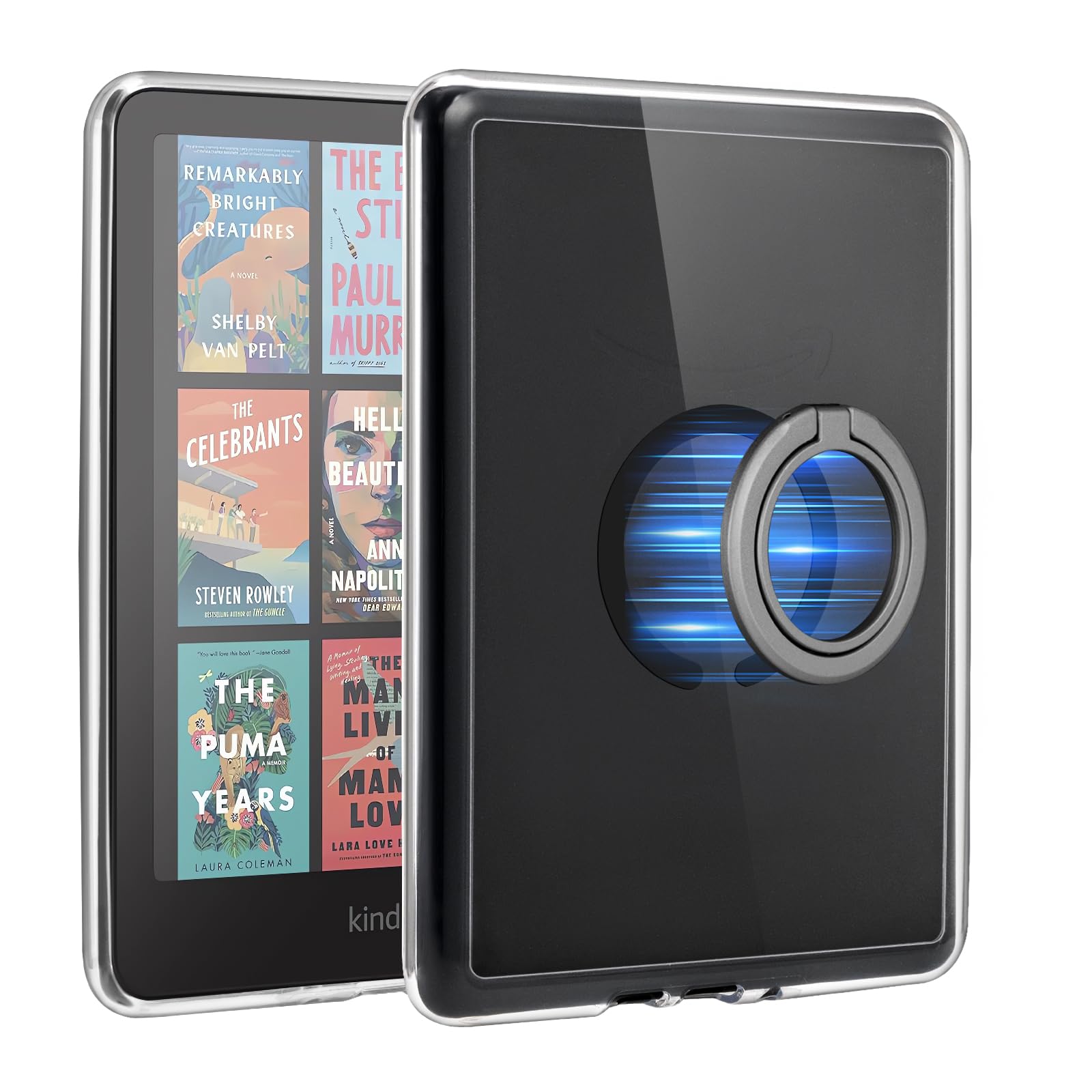 CoBak Magnetic Clear Case for 7" Kindle Paperwhite 12th Gen 2024 and Kindle Colorsoft - Compatible with iPhone MagSafe, for PopSockets Grips, for Belkin/Anker Wireless Charging Pads and Magnetic Stand