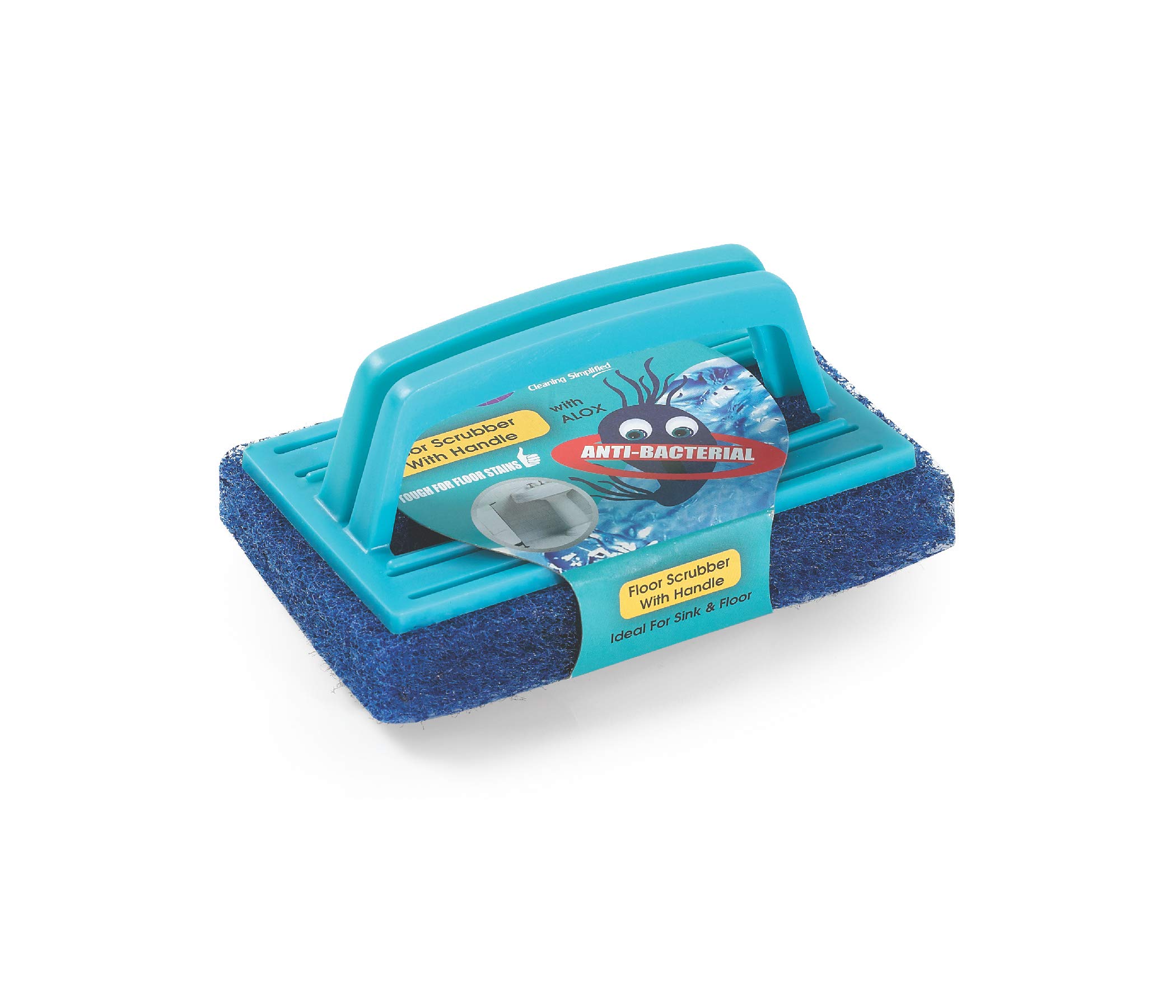 Sparkmate By Crystal Floor Scrubber With Handle (15 * 9 * 1.8 cm), Multicolour (B081QVL4G7) Amazon Price History, Amazon Price Tracker