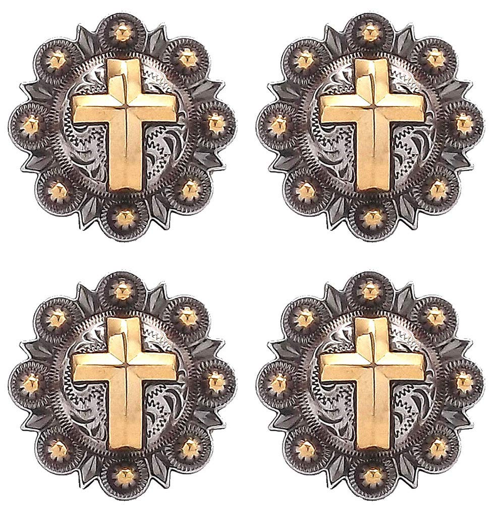 Challenger Set of 4 Conchos 1-1/2