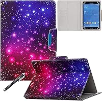 Vista 13 de NewShine - Funda universal de 8.0 pulgadas, piel sintética, con ranuras para tarjetas para Galaxy Tab 3, Tab 4, Note 8.0/iPad mini 1, 2, 3/Yaxa