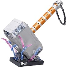 Thorbattle Hammer Building Blocks Set, Great Superhero Building Toys, Unique Toys for 6+ Adults or Kids 975 Pieces