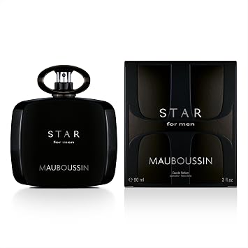 Mauboussin - Star For Men 90ml 3 Fl Oz - Eau de Parfum for Men - Woody & Amber Scents