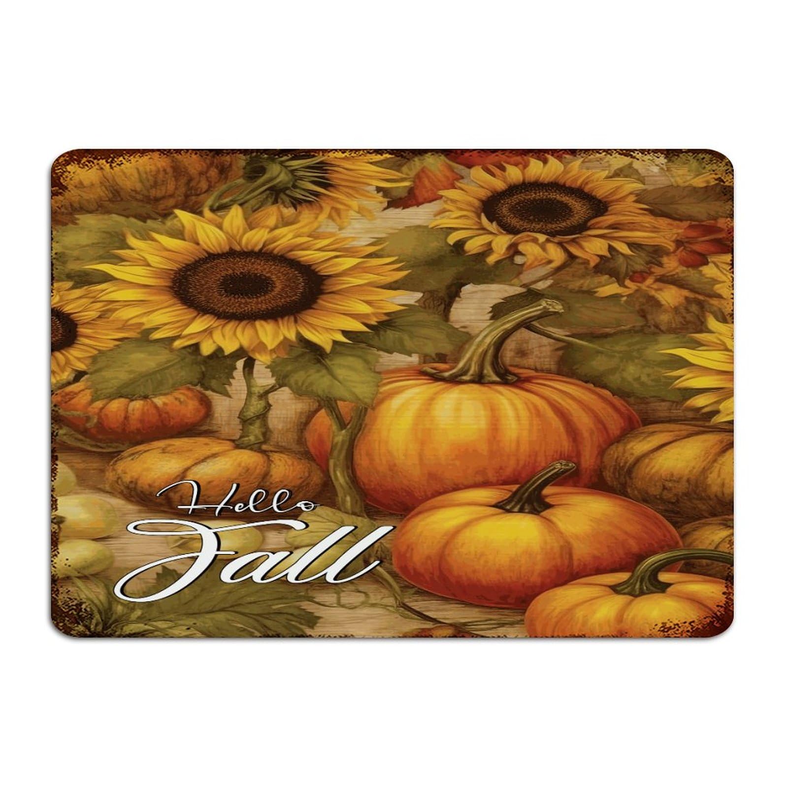 Cartello In Metallo Floreale Personalizzato 'Go Find A Gift': 25x10 Cm Con Filo Per Appendere