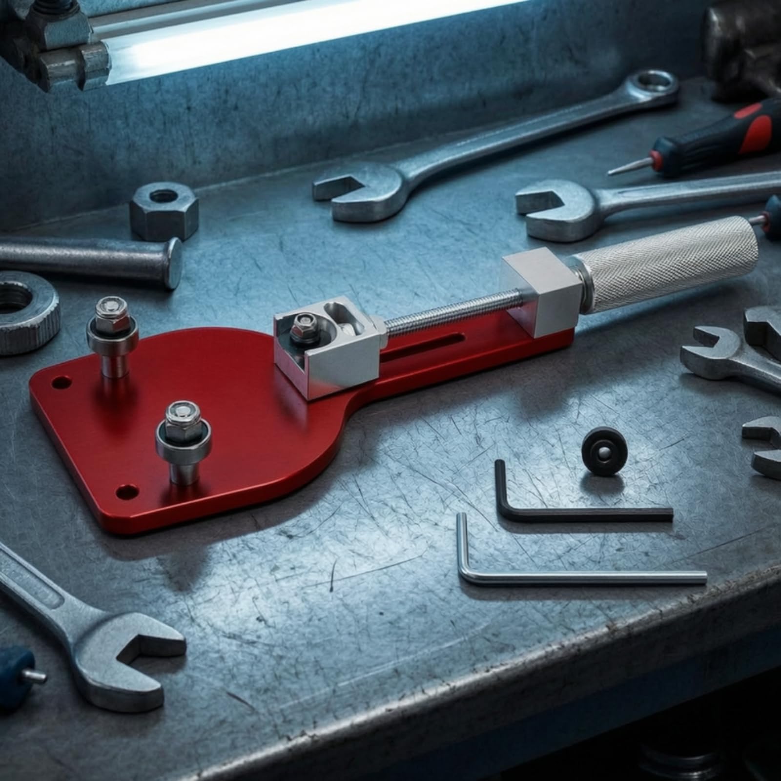 Kompakt Ölfilter-Schneider | Einstellbar, Ölfilterschneider, hochfest, Ölfilterschneider mit Innensechskantschlüssel, für Werkstatt, Garage,