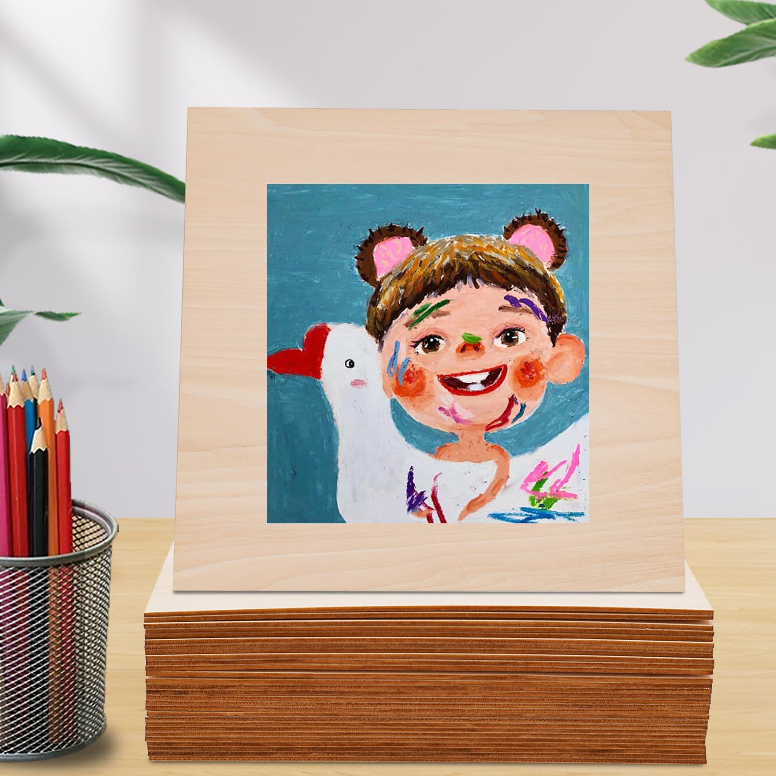 30 sztuk sklejki lipowej, płyta ze sklejki laserowej, 30 x 30 cm, drewno basowe do rzeźbienia, pirografii, modelarstwa
