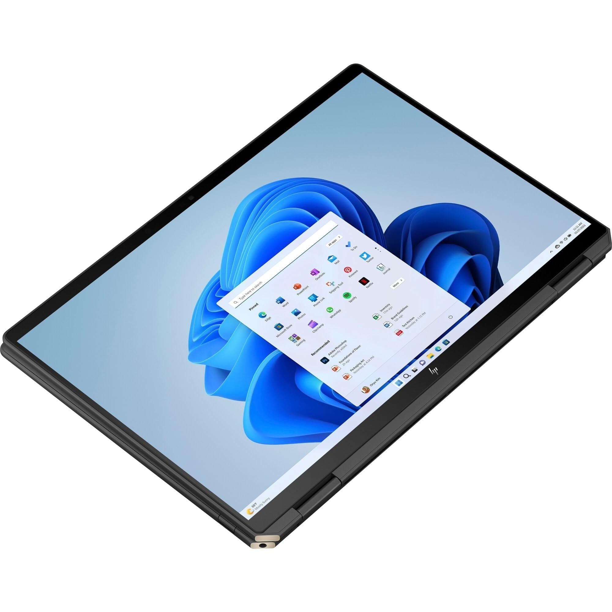 HP Spectre x360 14-eu0000sl Convertibile, Intel Core Ultra 5-125H, Intel Evo Edition, AI, RAM 16GB, SSD 1 TB, Display 13,5" Touch OLED 2.8K VRR 120Hz, Webcam 9 MP IR TNR, Windows 11, Nero
