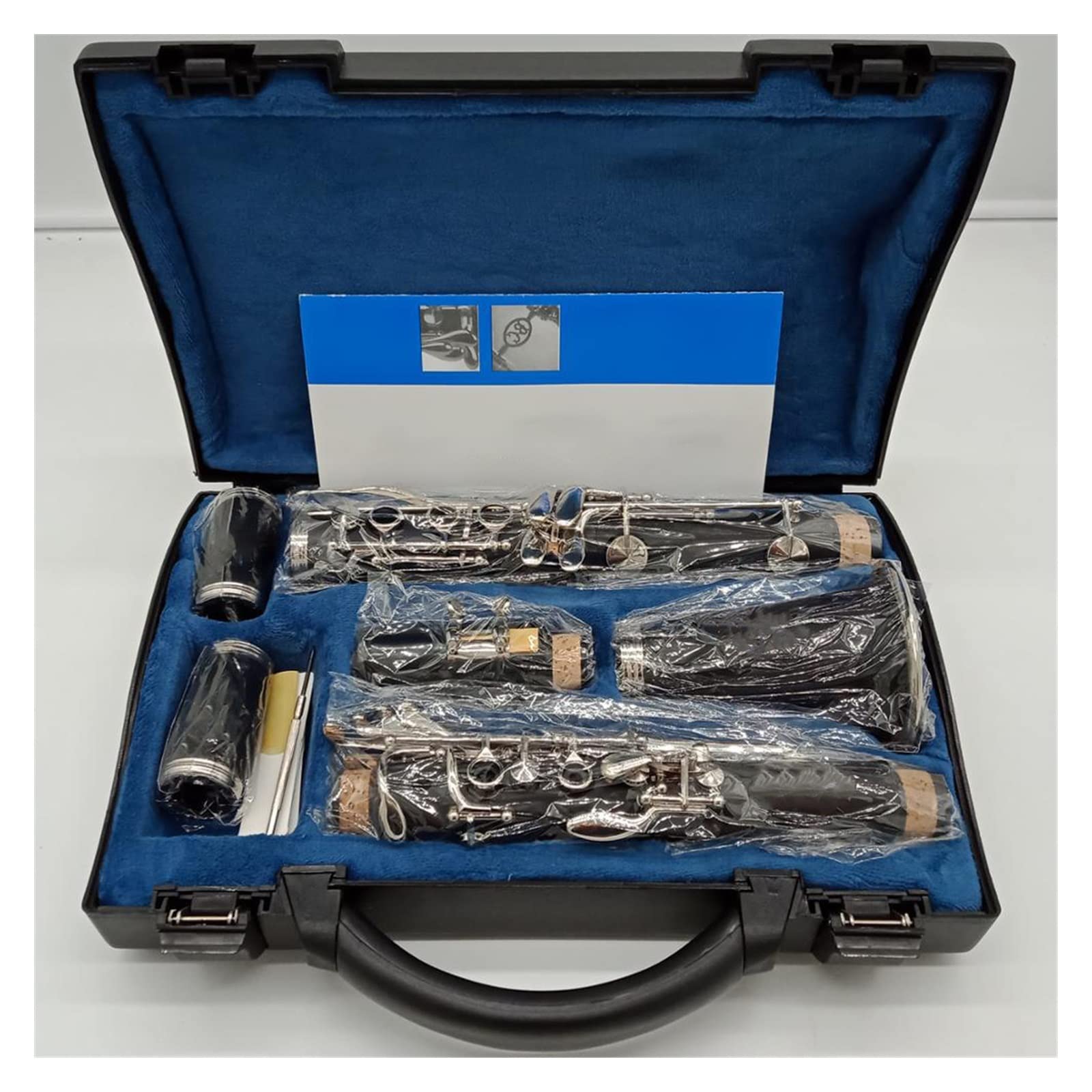 Professional Klarinette Bakelit Klarinetten Premium Professional Klarinette Versilberte Tasten 17 Tasten Mit Etui Mundstück