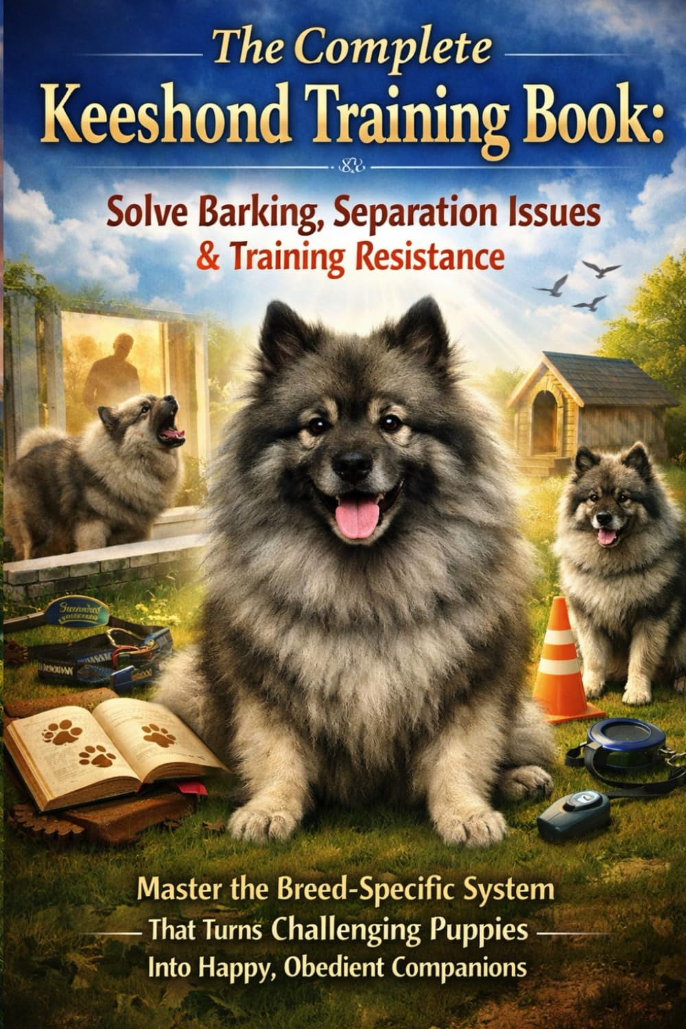 The Complete Keeshond Training Book: Solve Barking, Separation Issues & Training Resistance Master the Breed-Specific System That Turns Challenging Puppies Into Happy, Obedient Companions