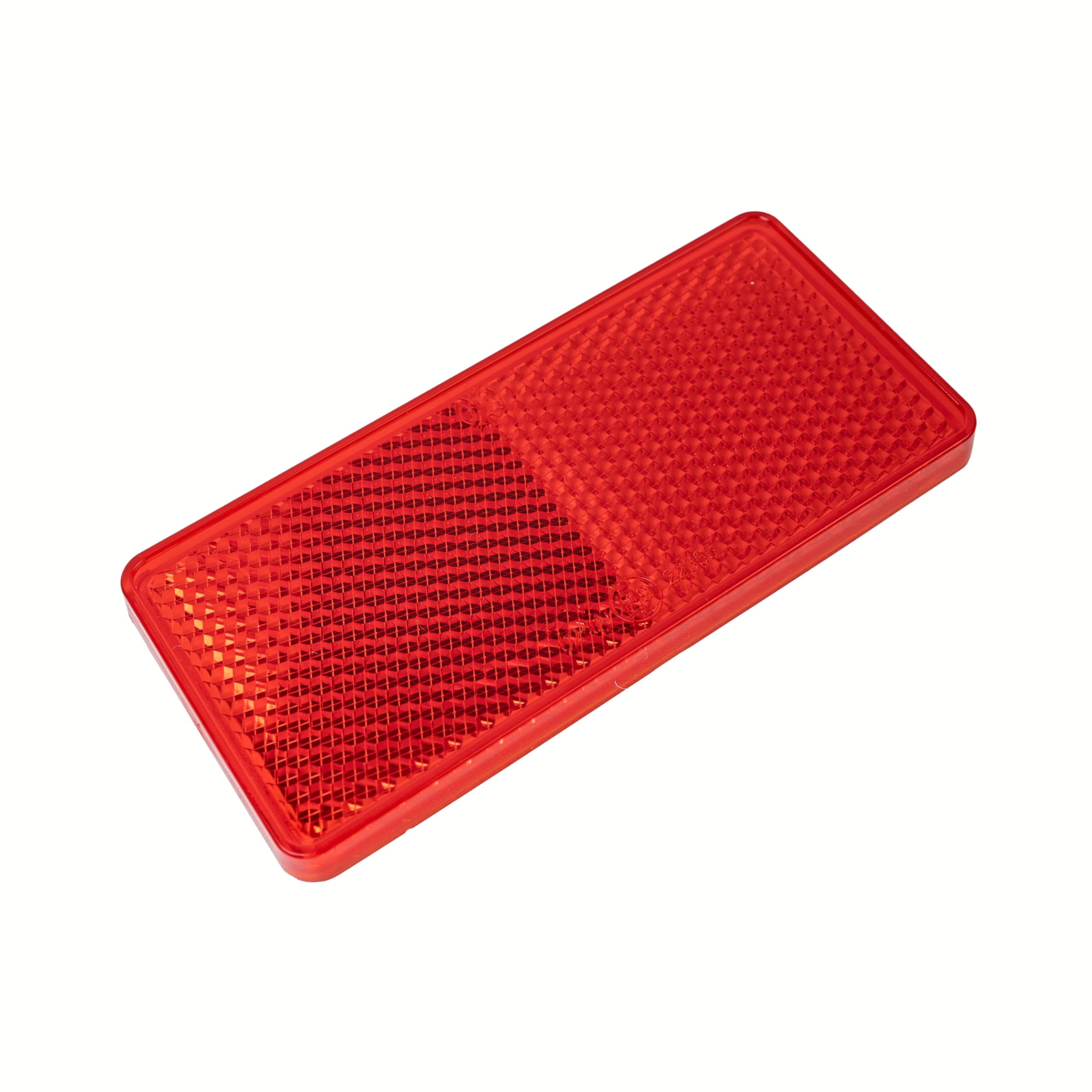 Reflectores para Pegar, 4 Uds, Rojo, 94 x 44 mm, Marca de E, Reflector de Seguridad Remolque, Caravana, Poste, Captafaro, Derecho e Izquierdo, Reflector de Remolque Estándar, Catadioptrico Rojo — view 9