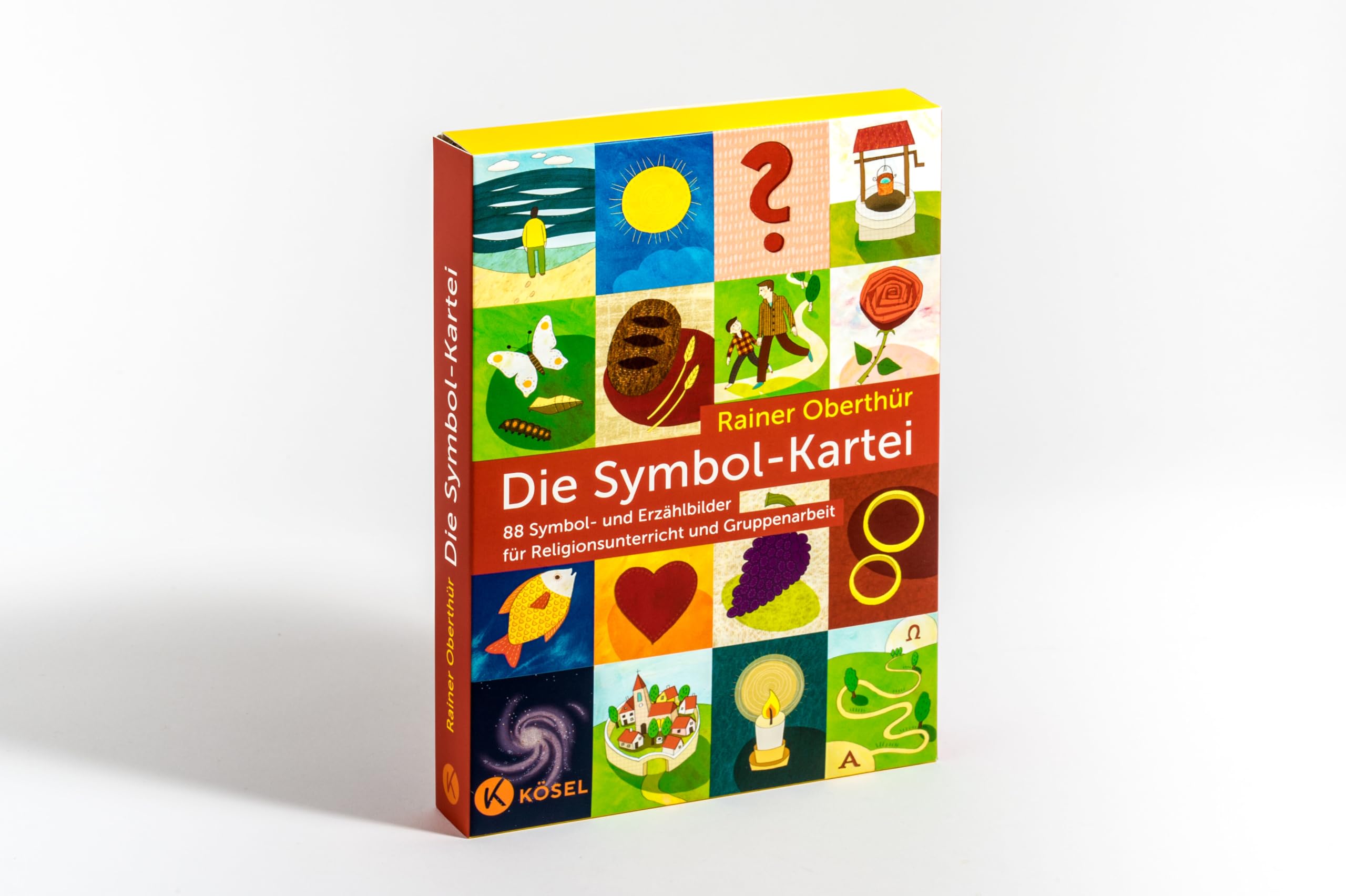 Die Symbol-Kartei: 88 Symbol- und Erzählbilder für Religionsunterricht und Gruppenarbeit - Bildkarten, umfangreiches Begleitbuch, Kopiervorlagen (Rainer Oberthür, Band 4)