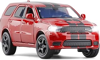 Scale Model Vehicles for Durango SRT Alloy Simulated Steering Shock Absorber Acousto-Optic Off-Road Toy Car 1/32 Sophisticated Gift Choice (Color : 3)