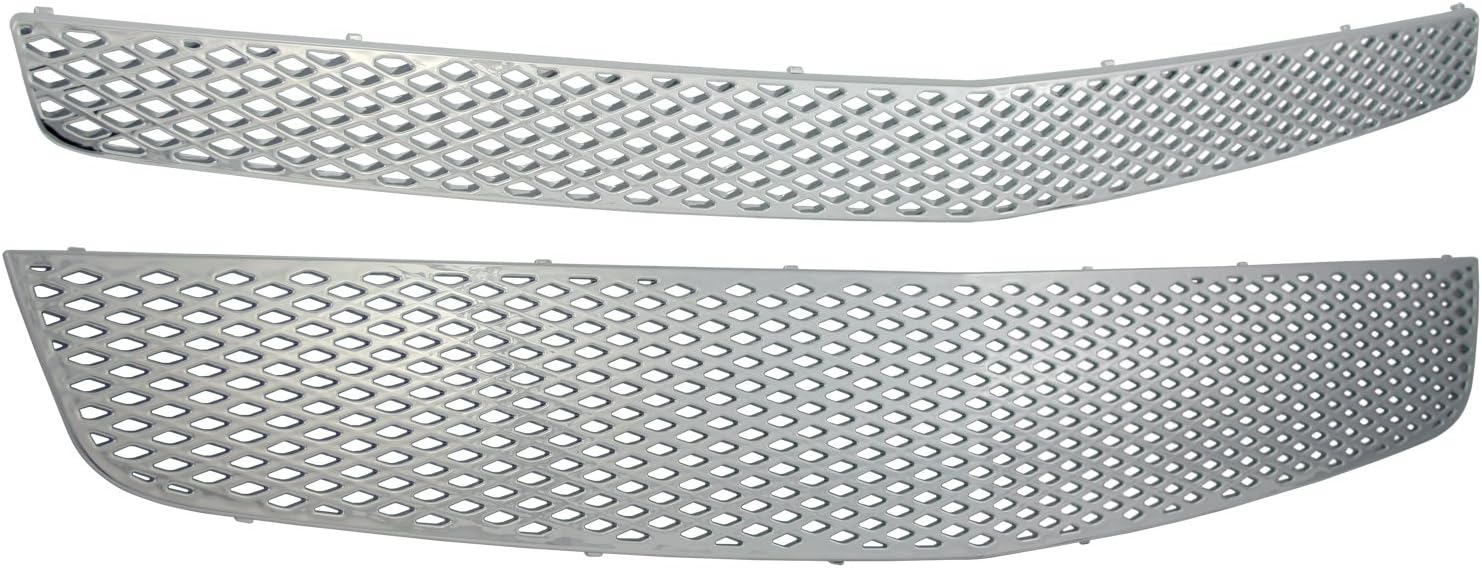 Best Deal Bully GI-68 Triple Plated ABS Snap-in Imposter Grille Overlay, 2 Piece, Chrome