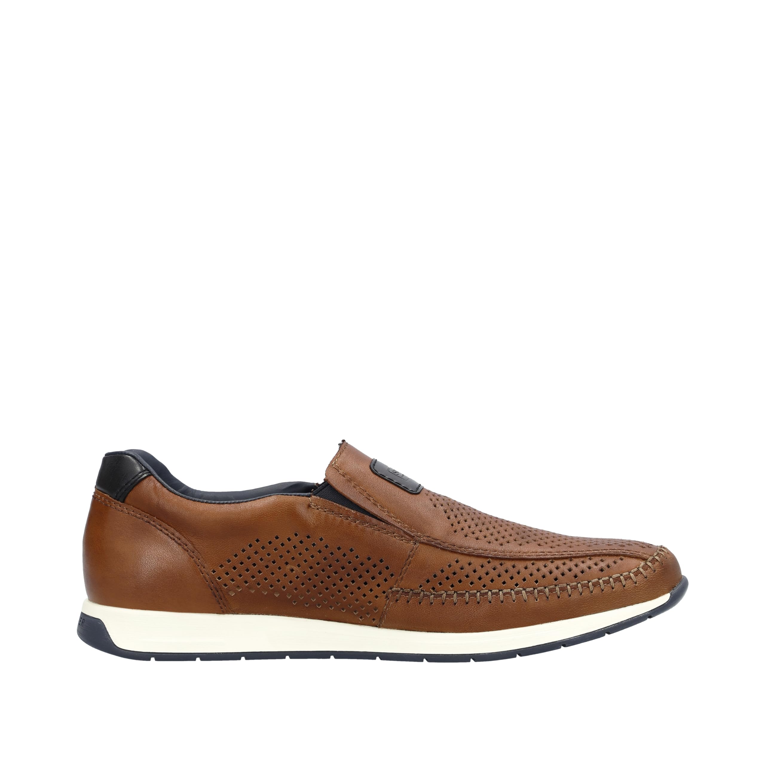 Rieker 11950-25 Herren Slipper Leder braun braun