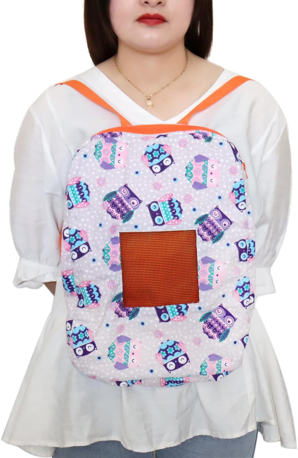 Sugar Glider Bonding Pouch Backpack with Window Bonding Carrier Bag for Gliders Ferret Rat Hedgehog Hamster Small Pets Features Large Space for Climbing Sleeping