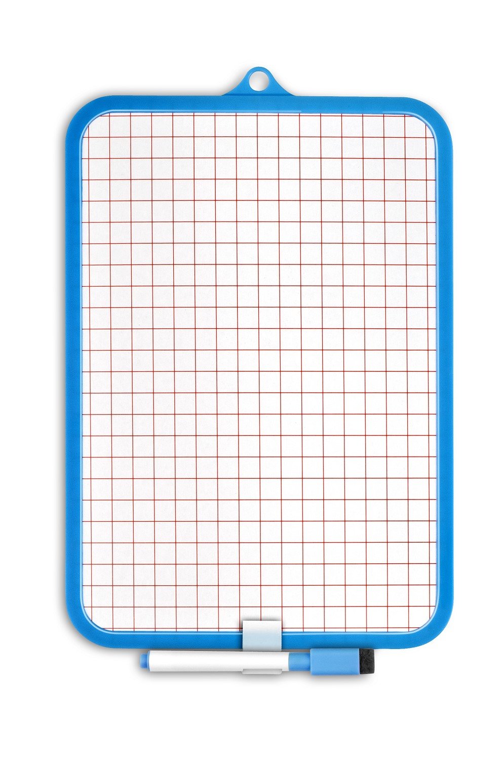 JPC Lot de 10 Ardoises effaçable cadre couleur 18,5x26 cm Face unie / Face Quad 10x10mm