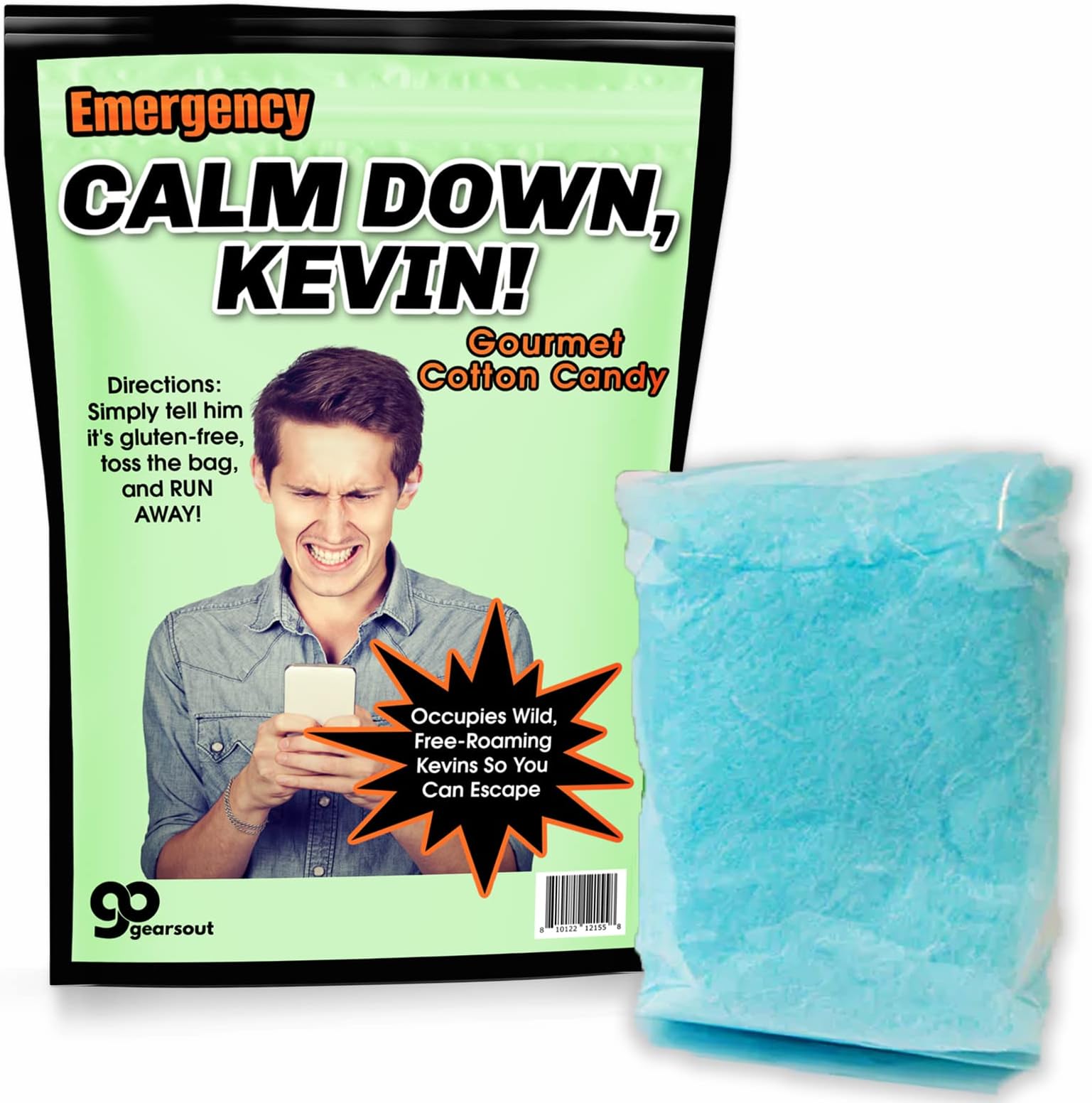 Calm Down Kevin Cotton Candy Funny People Gifts Gag