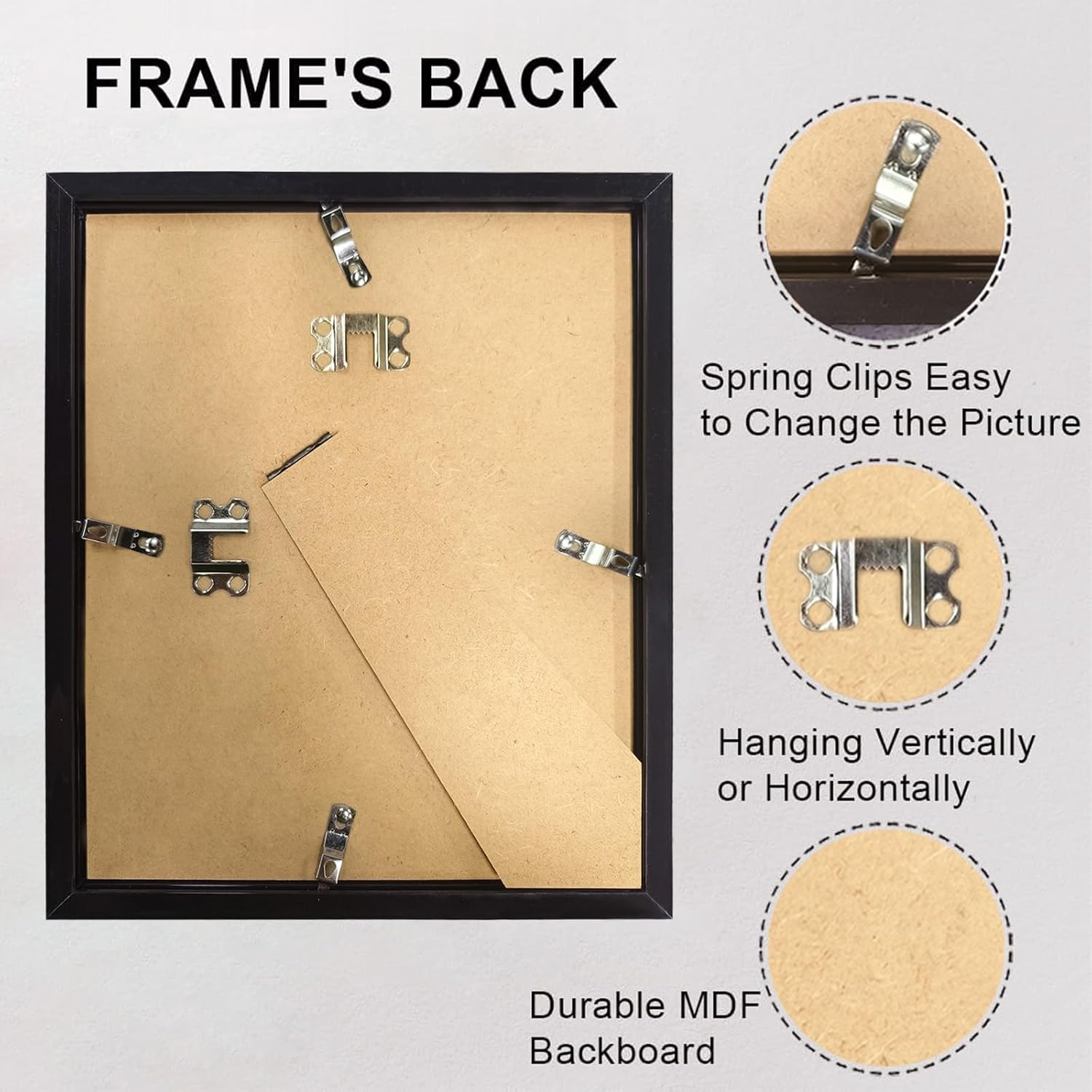 Funny Bathroom Art Black and White Wall Decor,Humour Modern Bathroom Sign,Toilet Paper in Little Funny Raccoon'S Hand Animal Wall Art for Toilet Restroom Decor,8''x10'',Framed - Image 5