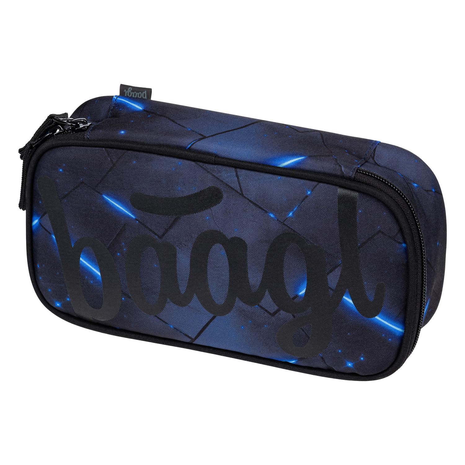 Baagl Pencil Case for Girls & Boys - School Pencil Case with 4 Compartments, Flash, 23 x 12 x 5 cm, Colourful, Playful, Modern, Practical