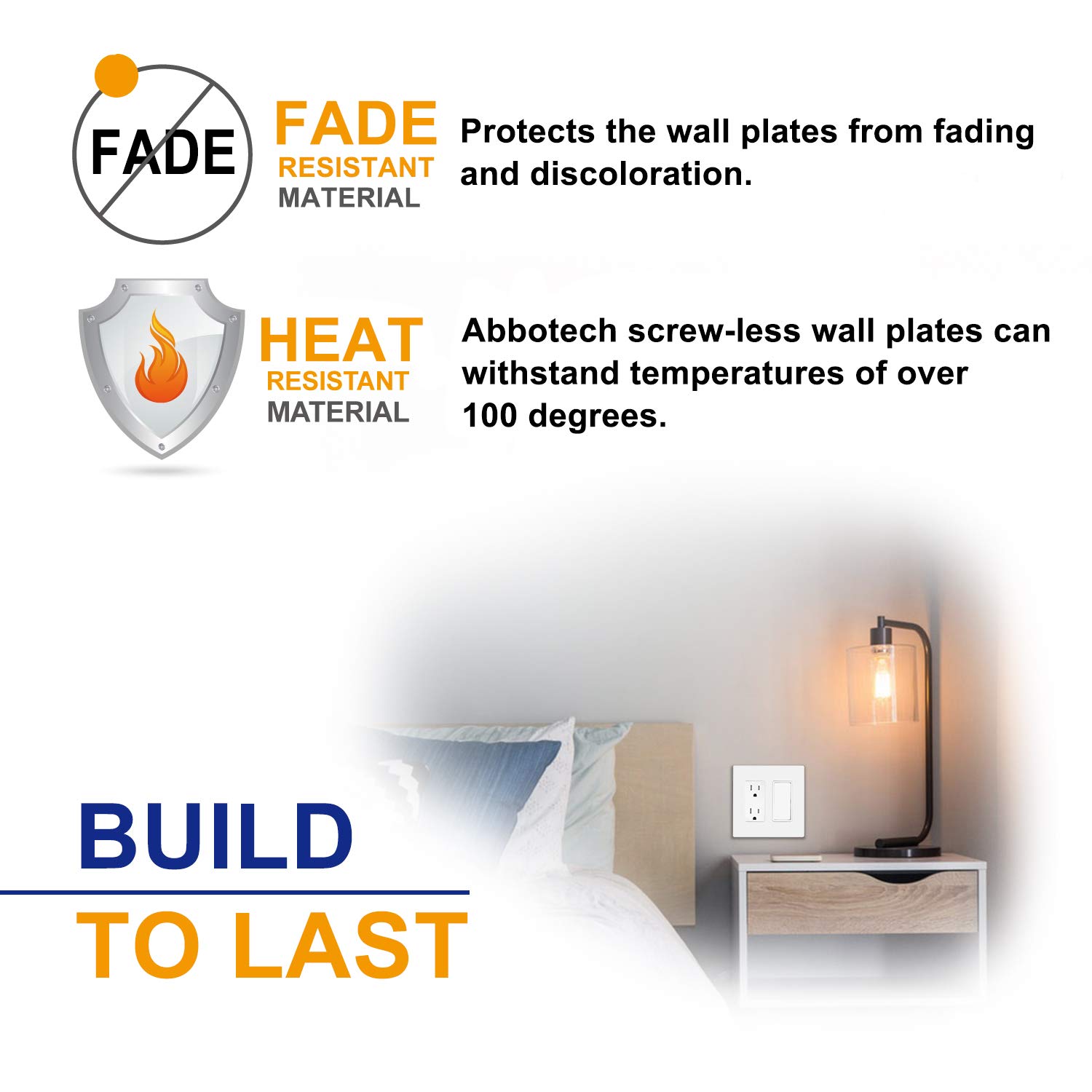 Child Safe Wall Plates - Unbreakable & Screwless -3