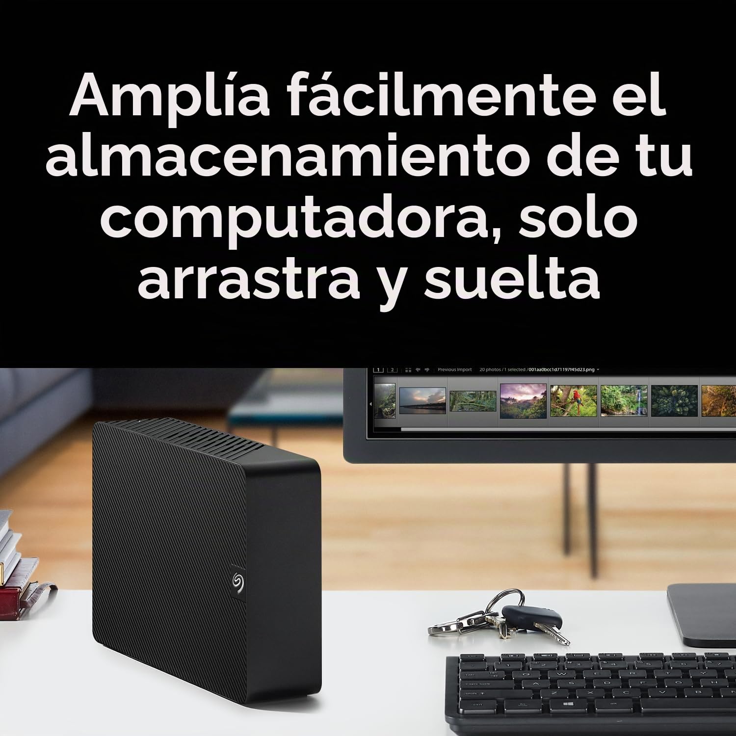 Seagate - Expansion STKP8000400 Desktop External Drive 8TB USB3.0