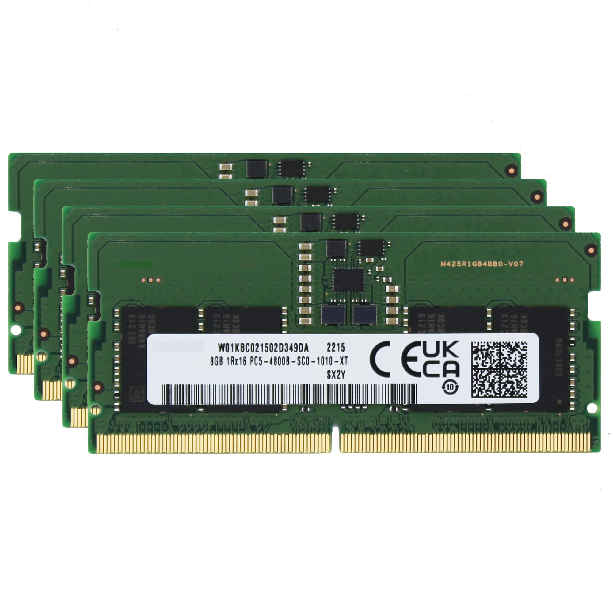 Factory Original 32GB (4x8GB) Compatible with MSI Titan GT77 12U, 12UGS, 12UHS Mobile Workstation Laptop DDR5 4800MHz PC5-38400 SODIMM 1Rx16 CL40 1.1v 262 Pin Notebook Memory RAM Upgrade Adamanta