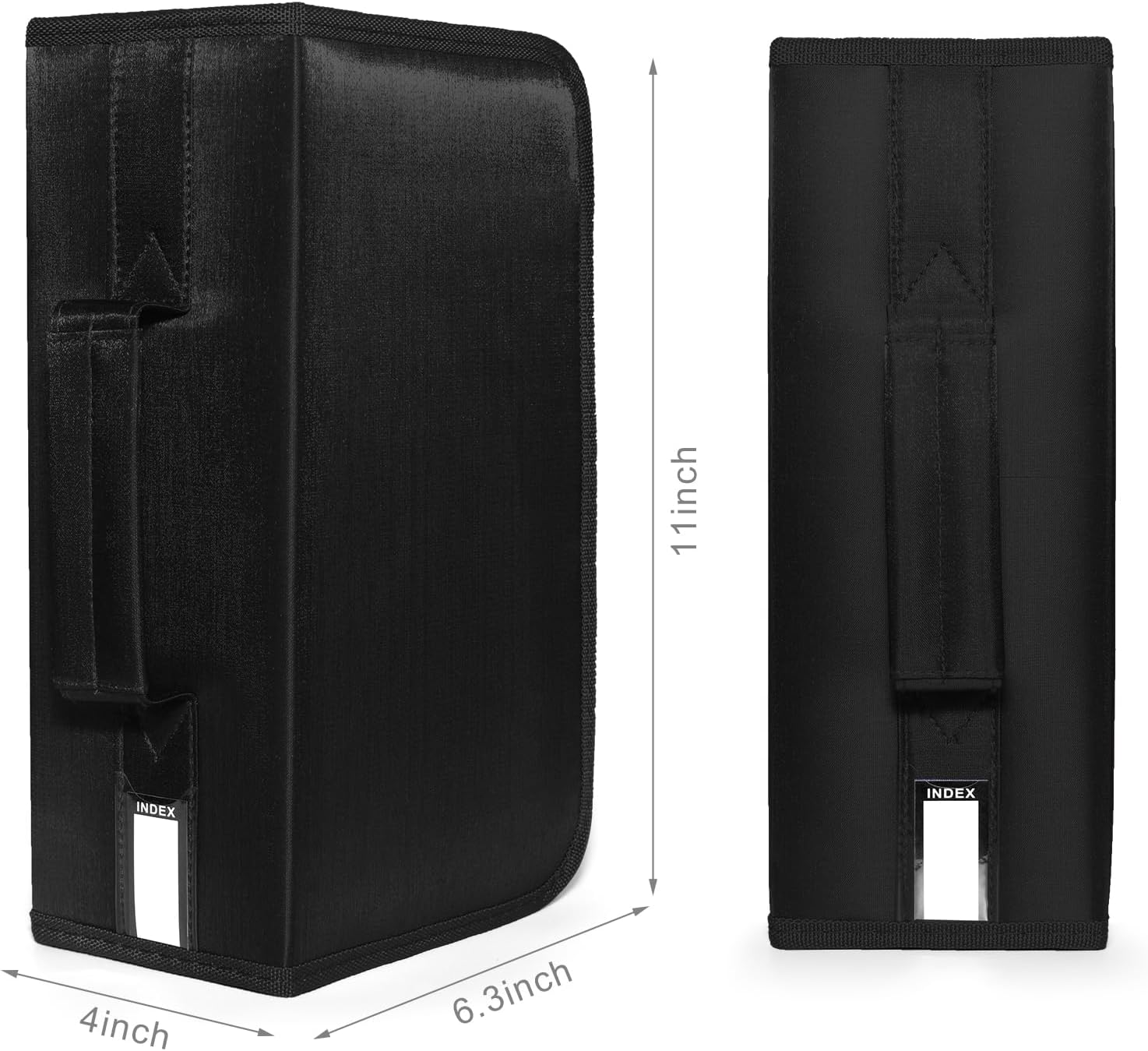 DVD Case CD Storage,128 Capacity CD Cases Holder DVD Storage Case Holders CD DVD Disc Case Storage Wallet Binder for Car Home Office Travel (128 Black)